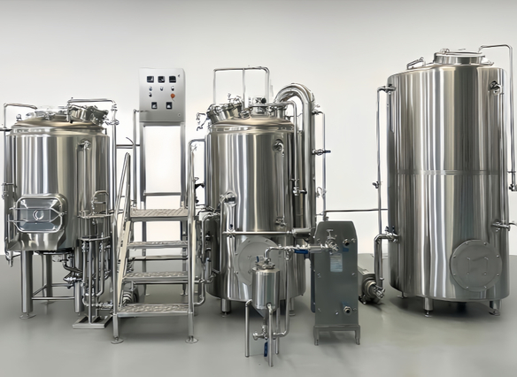 Sistema di produzione di birra a fuoco diretto 