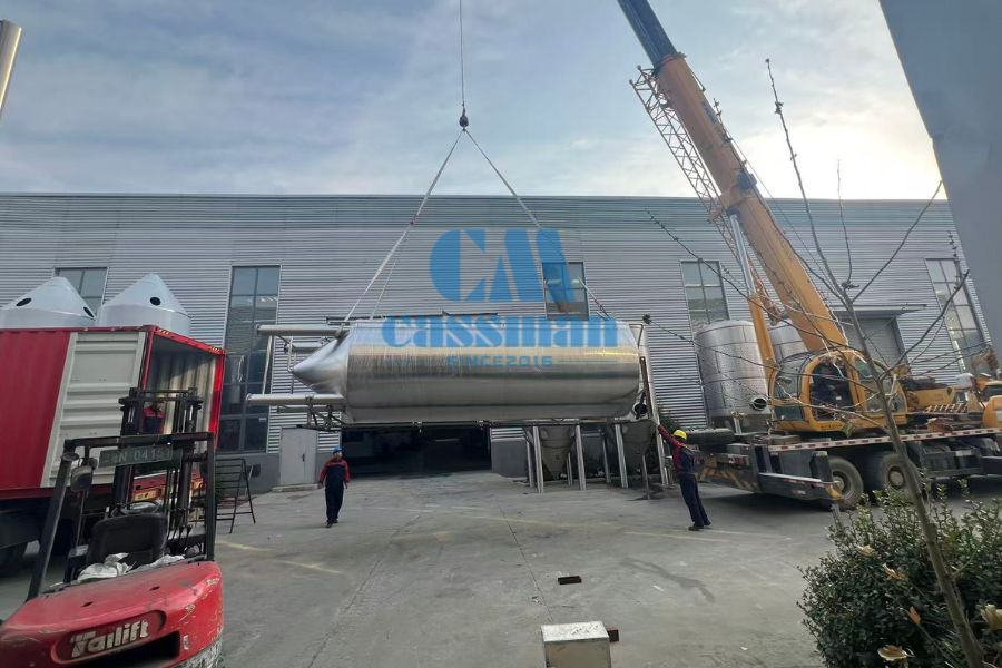 Proje Başarısı: 10000L (100HL) Konik Ferment&ouml;rlerin &Ouml;zbekistan'a G&ouml;nderimi
