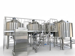 Sistema di produzione di birra a quattro navi da 2000 L / 20 BBL 