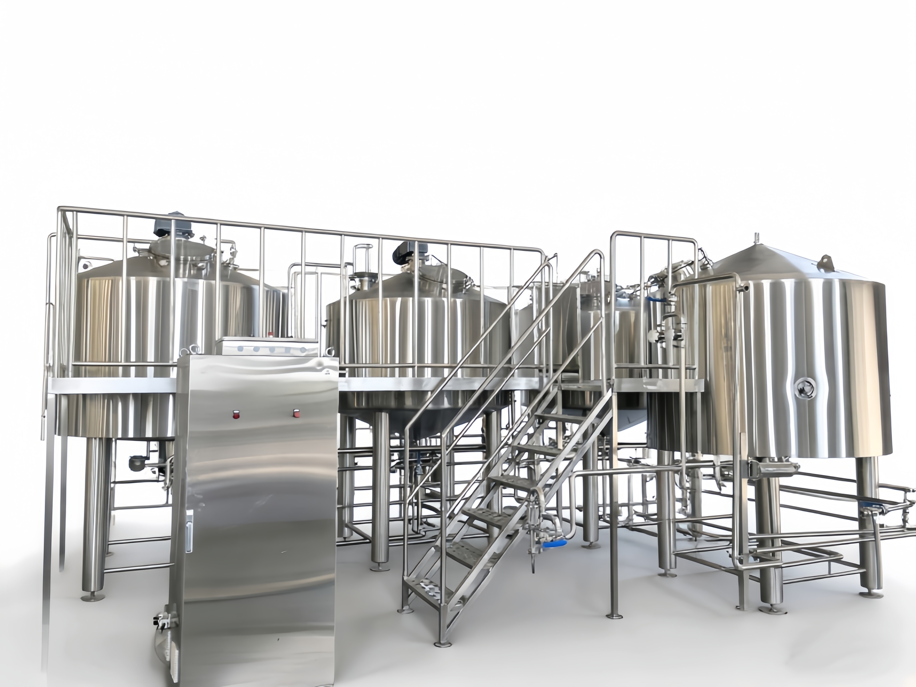 2000L / 20BBL төрт ыдысты сыра қайнату жүйесі 