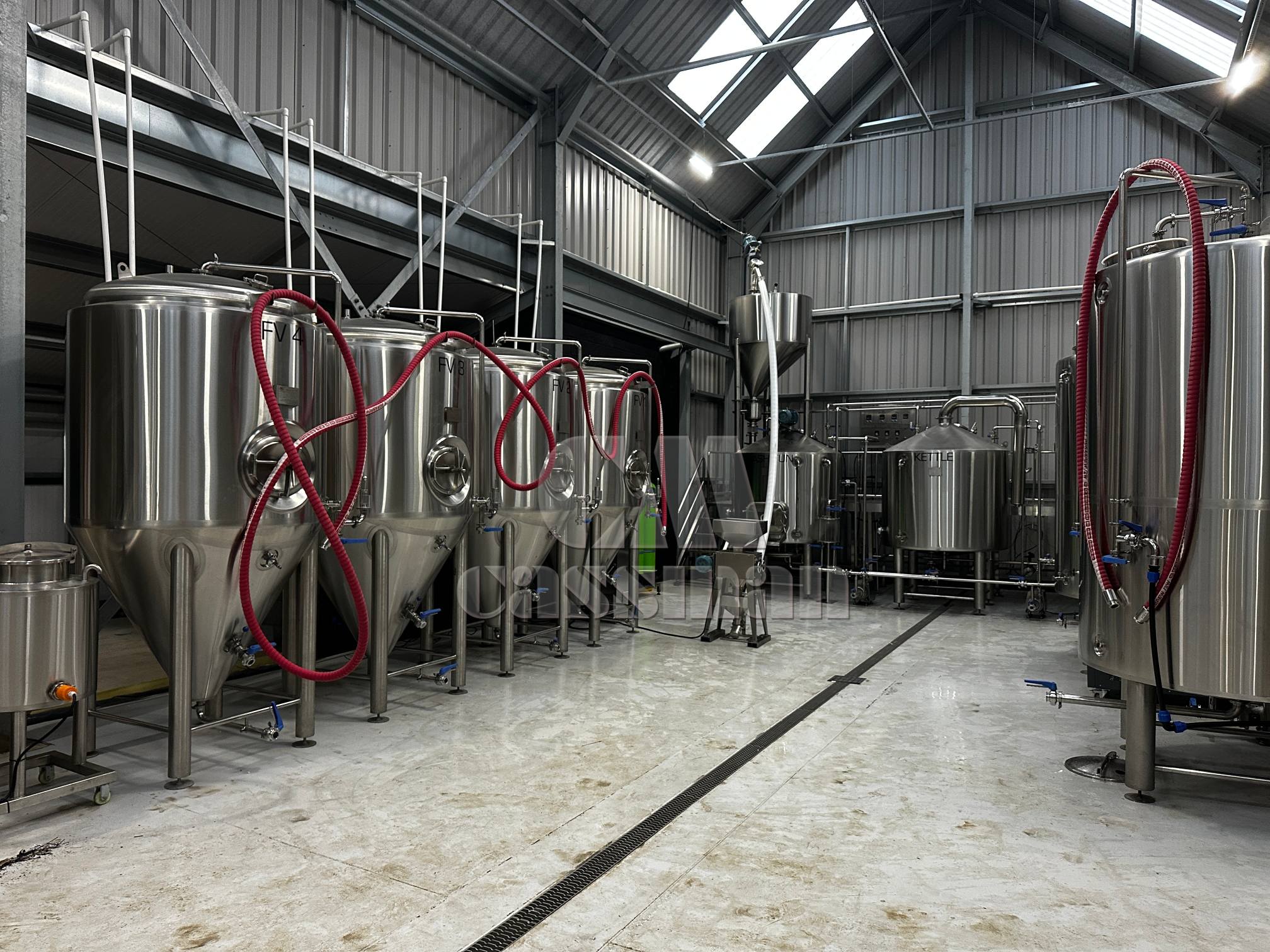 Peralatan Brewery Lengkap 1500L Berjaya Dipasang di UK