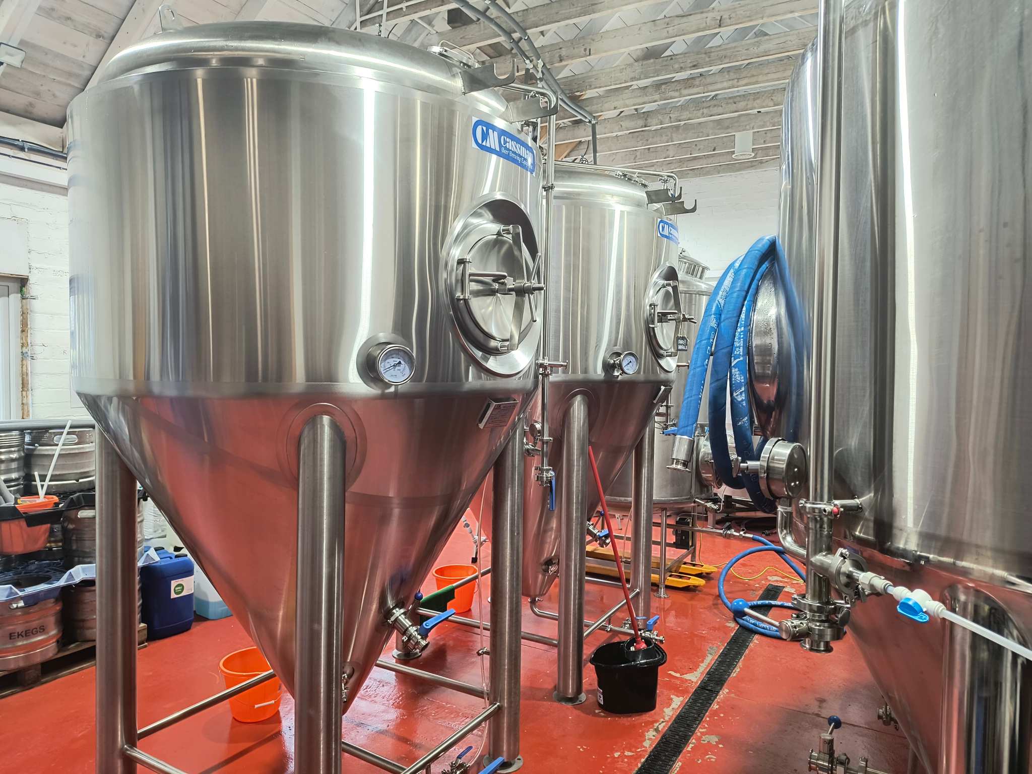  2,000 L Fermentatio Tanks in Lugdunensi Gallia: Stabilis, Hygienica, iterabilis
