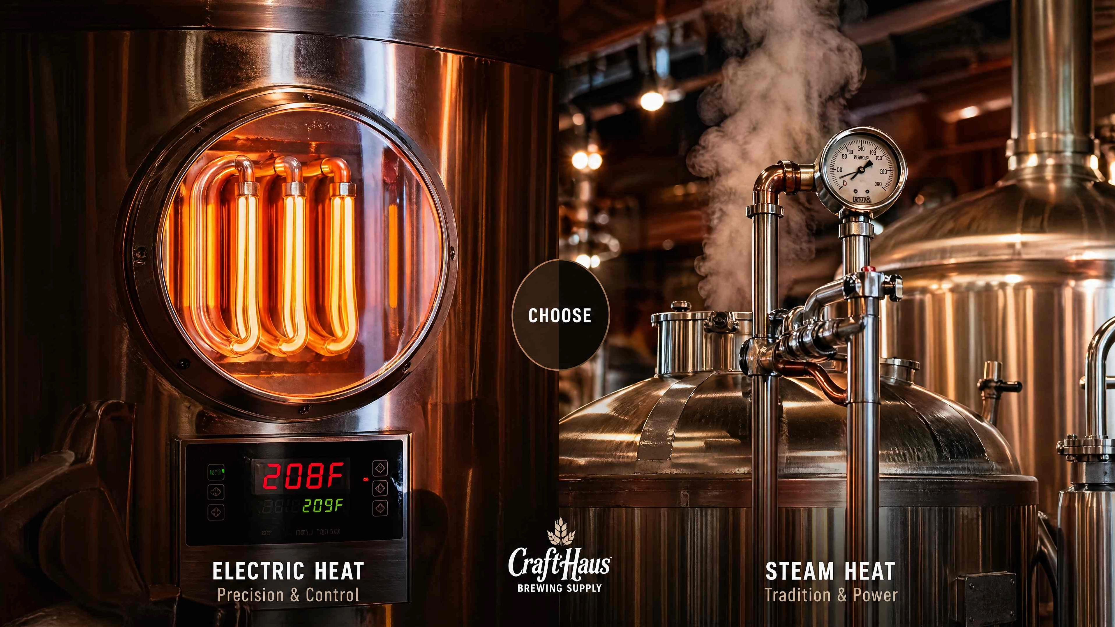 Umeme dhidi ya Steam Brewhouse: Ni Mfumo Gani wa Kupasha joto ambao ni Bora kwa Kampuni za Bia za Ufundi?